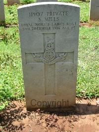 Dar Es Salaam War Cemetery - Mills, S